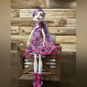 10.5” Monster High Doll In OOAK Artisan Outfit Purple Hair